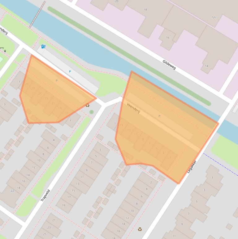Kaart van postcodegebied 2632AS.