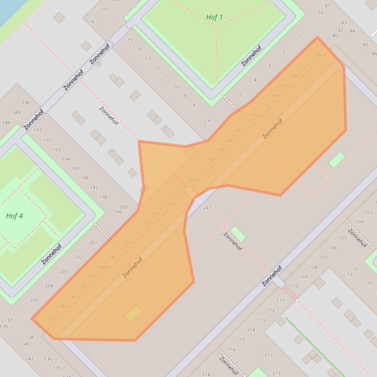 Kaart van postcodegebied 2632BL.