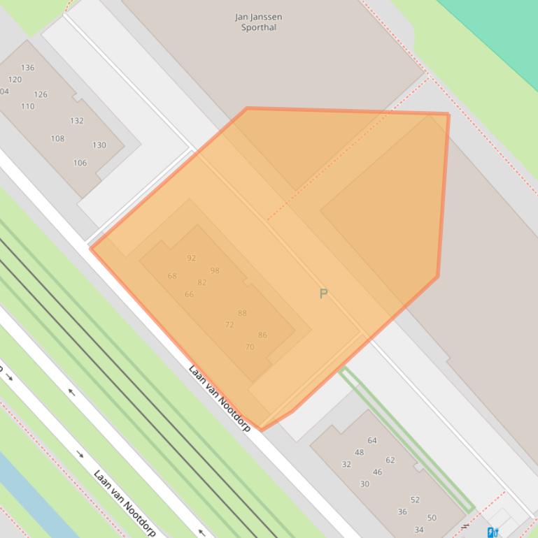 Kaart van postcodegebied 2632EC.