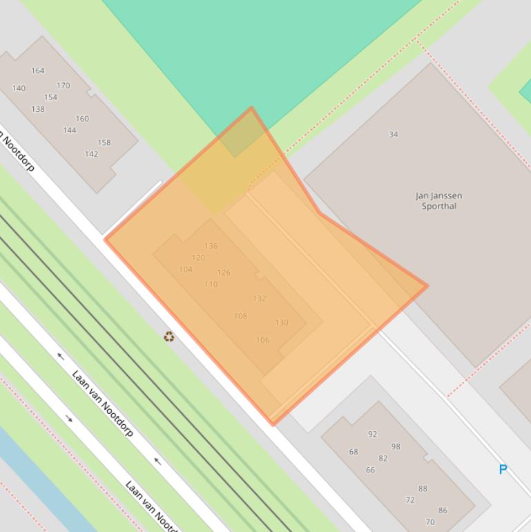 Kaart van postcodegebied 2632ED.