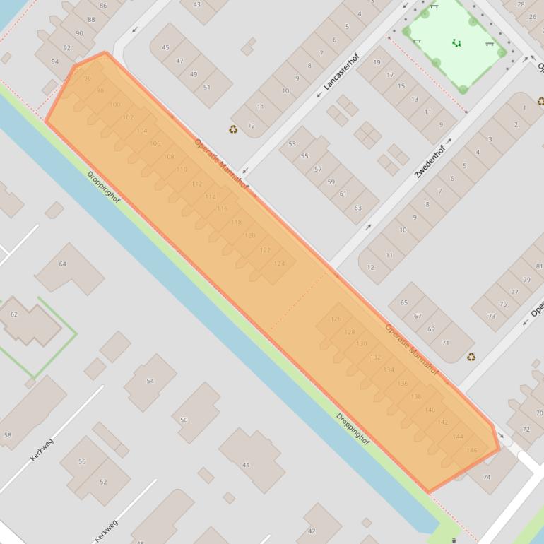 Kaart van postcodegebied 2632EK.
