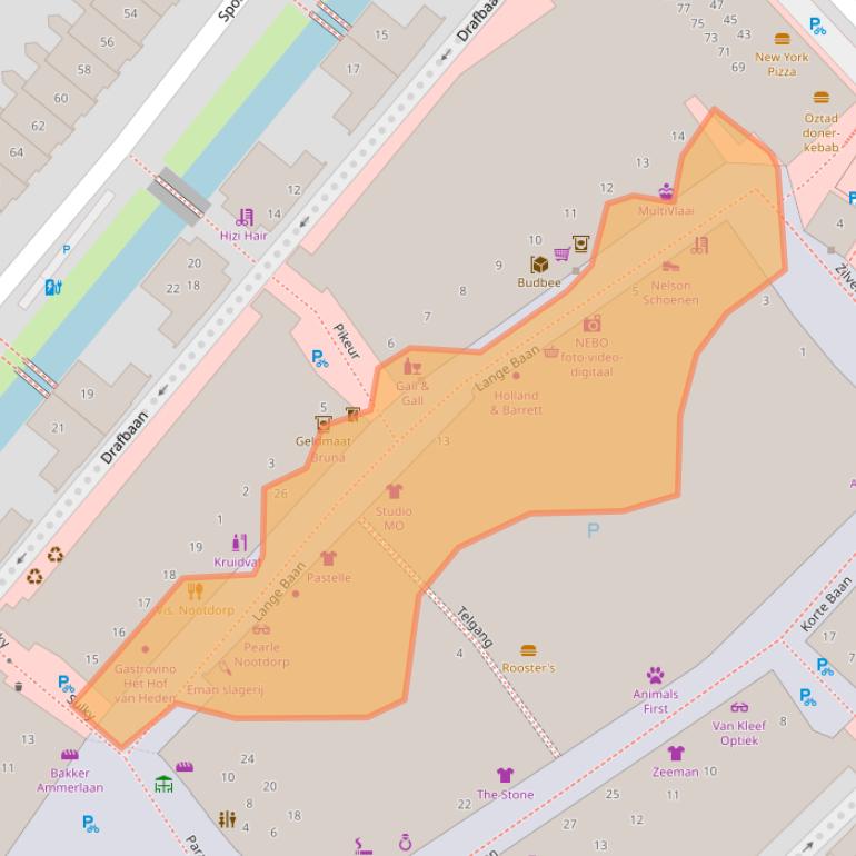 Kaart van postcodegebied 2632GC.