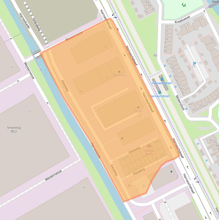 Kaart van postcodegebied 2635BR.