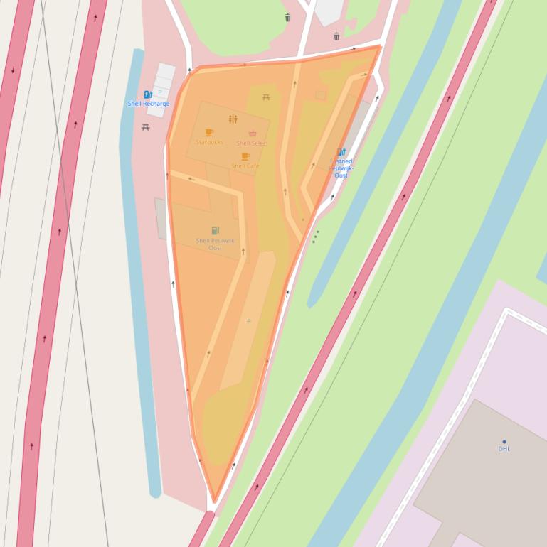 Kaart van postcodegebied 2635BW.