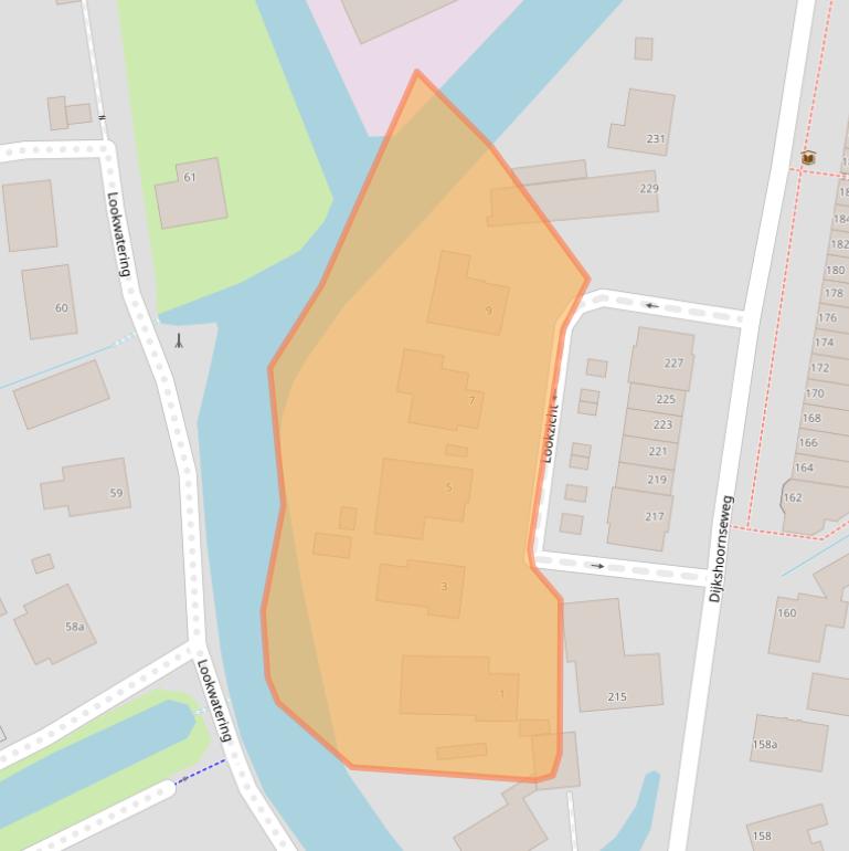 Kaart van postcodegebied 2635EZ.