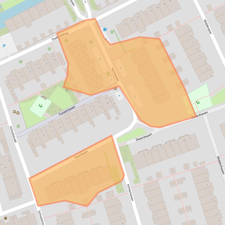 Kaart van postcodegebied 2635GH.