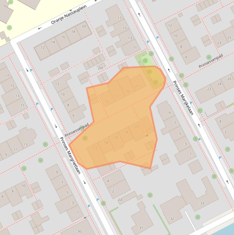 Kaart van postcodegebied 2635HV.