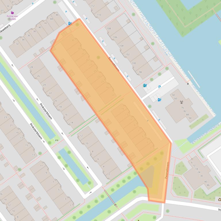 Kaart van postcodegebied 2635KH.