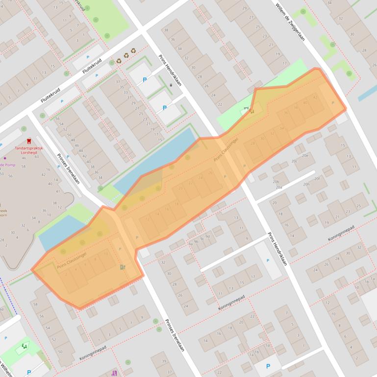 Kaart van postcodegebied 2635KV.
