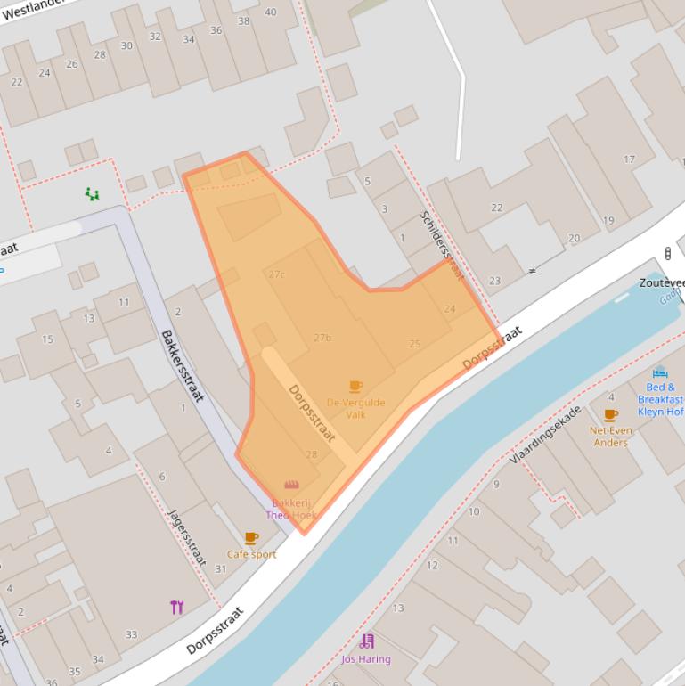 Kaart van postcodegebied 2636CE.