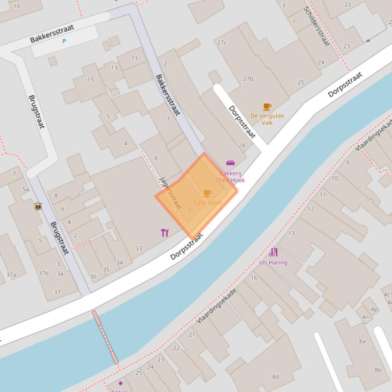 Kaart van postcodegebied 2636CG.