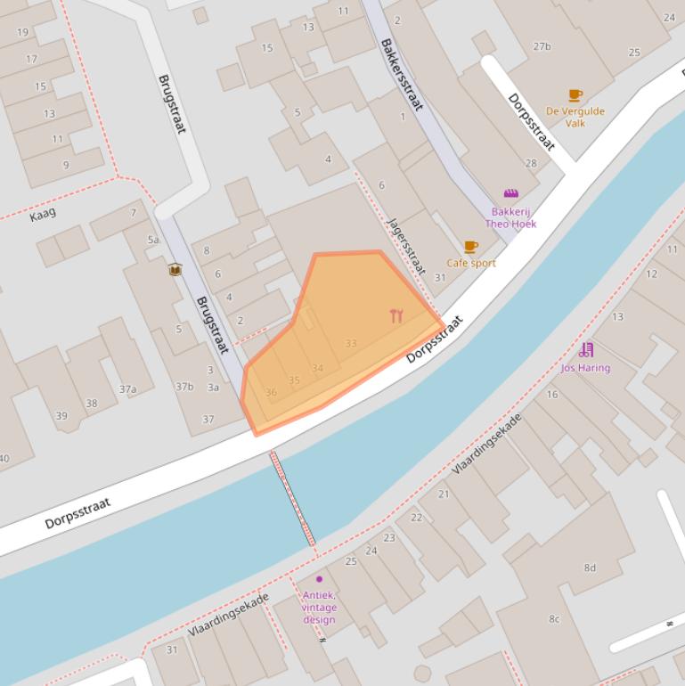 Kaart van postcodegebied 2636CH.