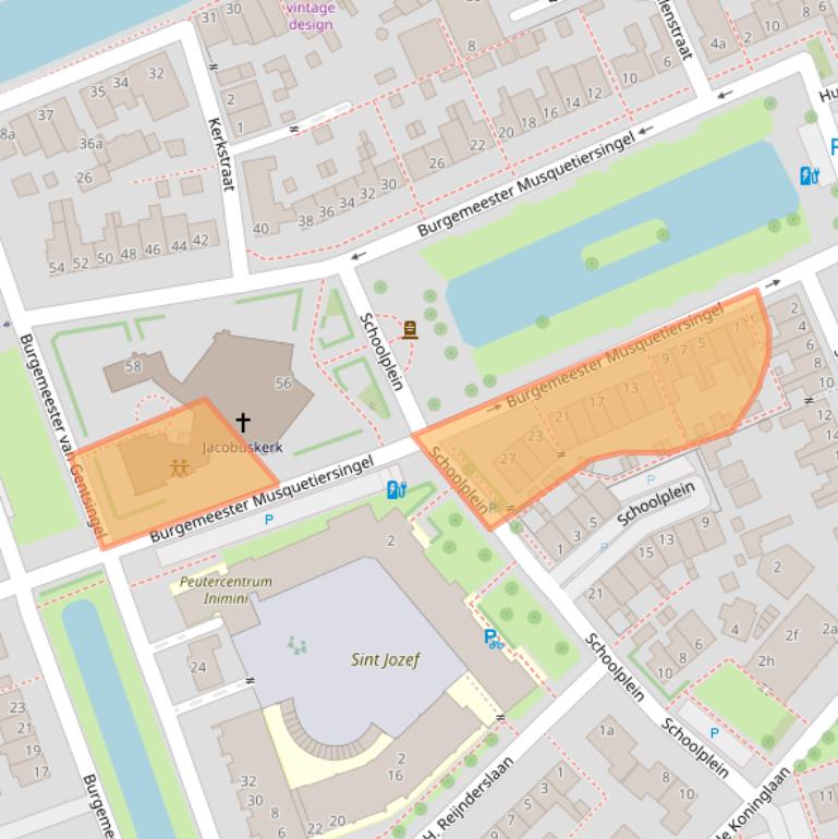 Kaart van postcodegebied 2636GD.