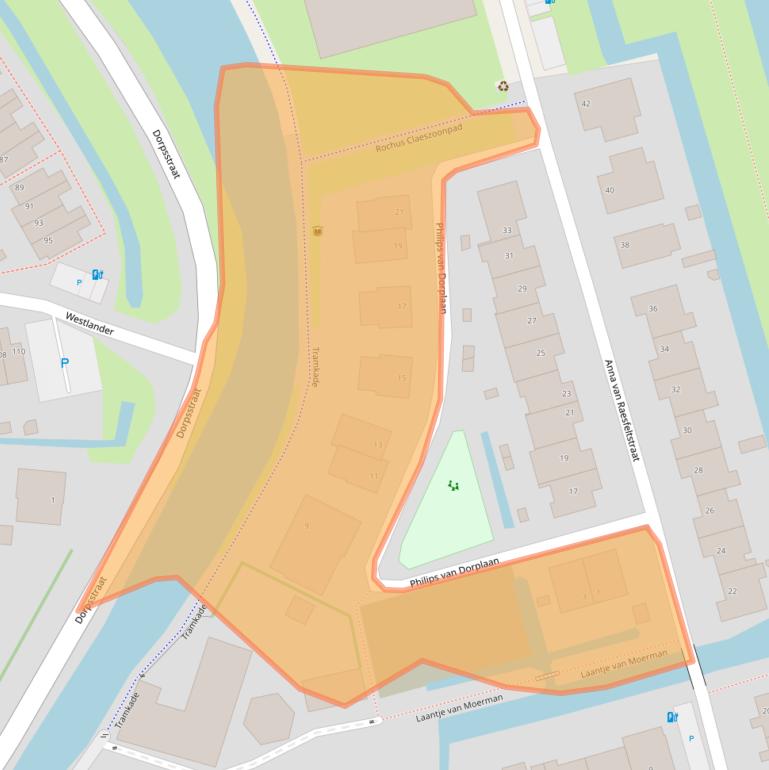 Kaart van postcodegebied 2636GT.