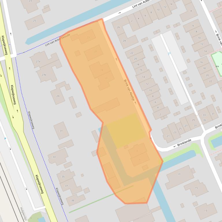 Kaart van postcodegebied 2641BV.