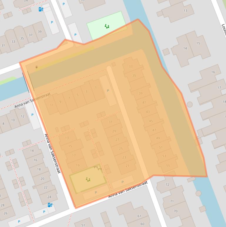 Kaart van postcodegebied 2641ER.