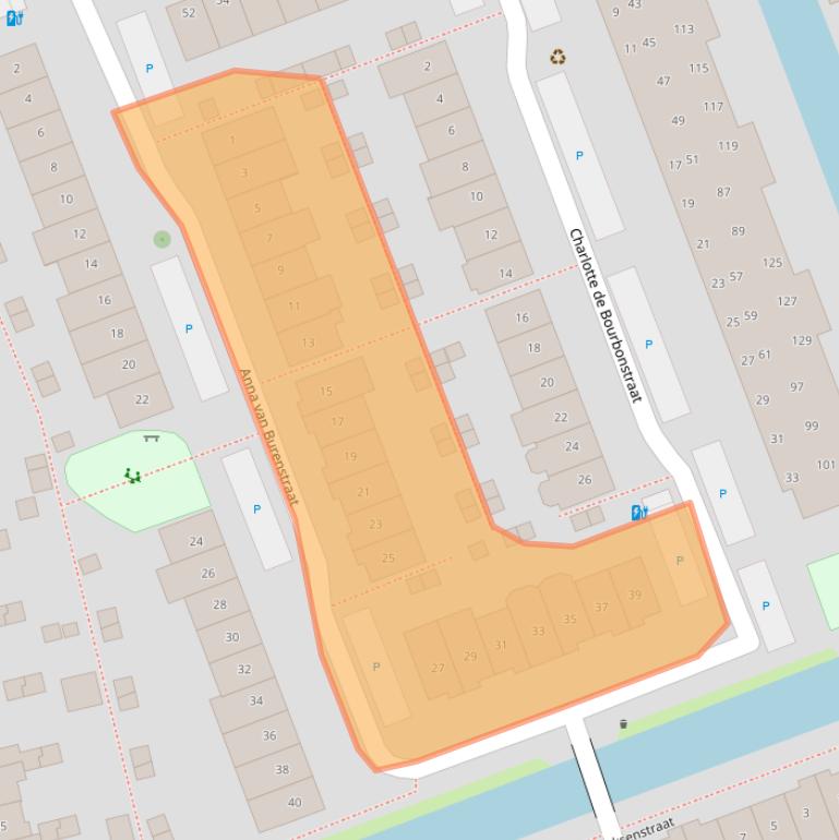 Kaart van postcodegebied 2641ES.