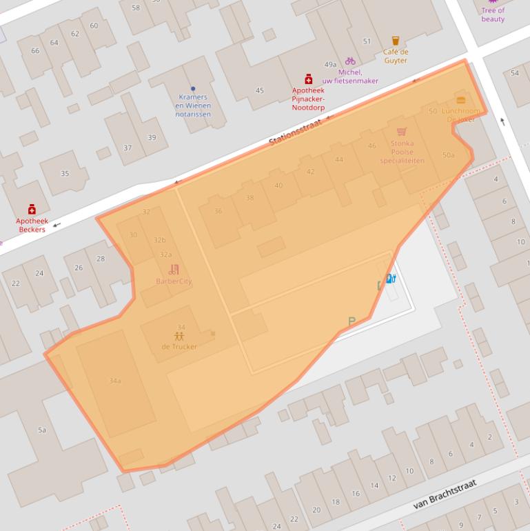 Kaart van postcodegebied 2641GM.