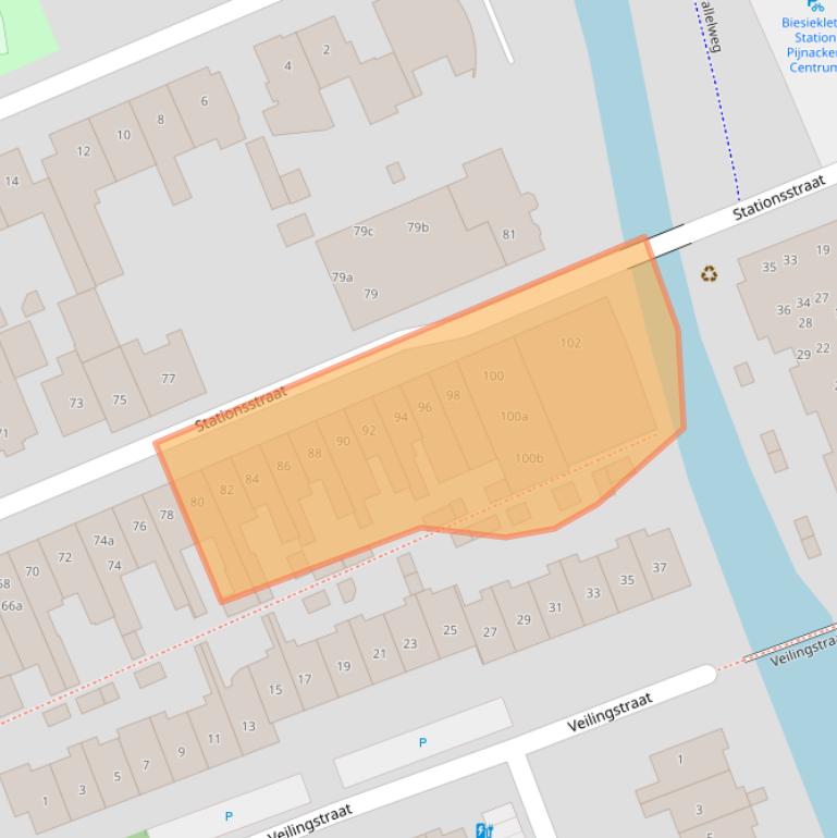 Kaart van postcodegebied 2641GP.