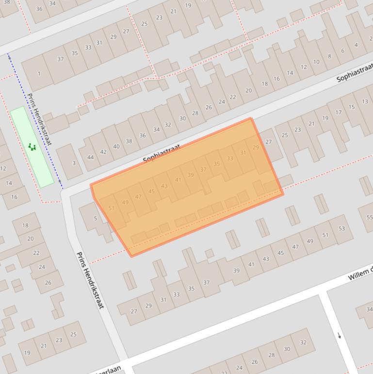 Kaart van postcodegebied 2641HM.