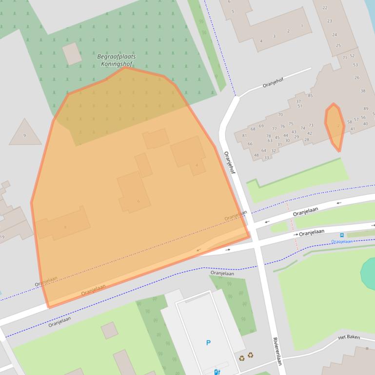 Kaart van postcodegebied 2641JK.