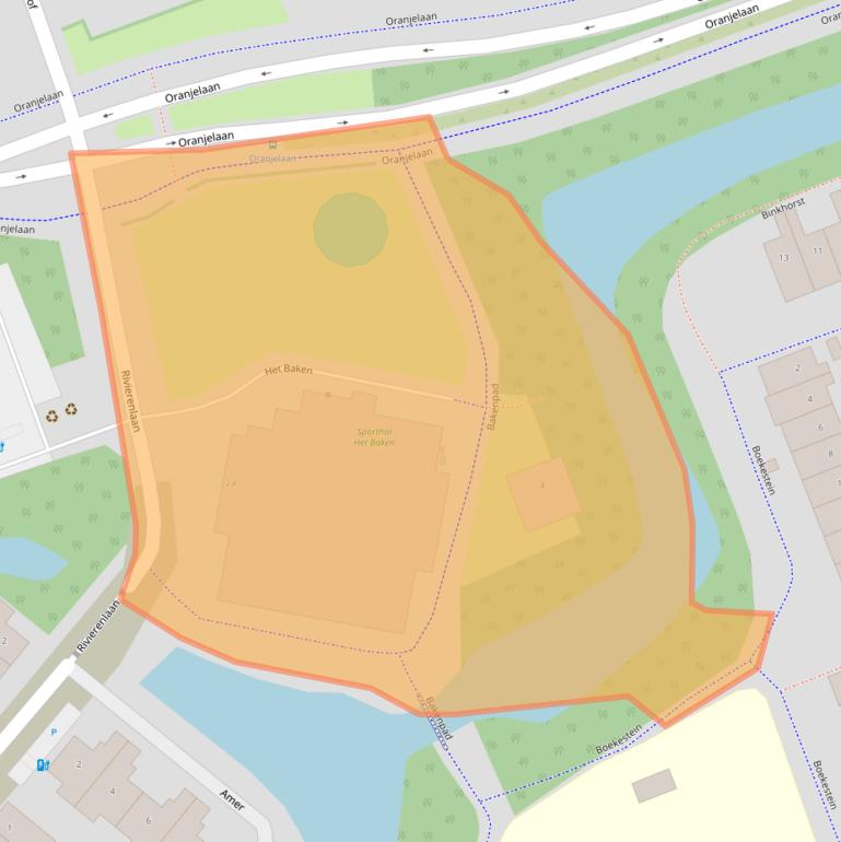 Kaart van postcodegebied 2641JN.