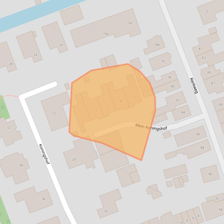 Kaart van postcodegebied 2641JP.