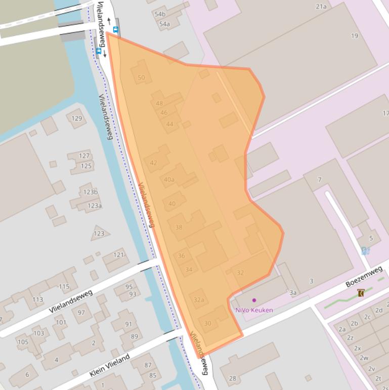 Kaart van postcodegebied 2641KD.