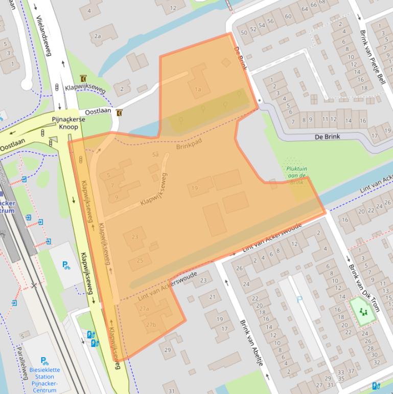 Kaart van postcodegebied 2641KK.