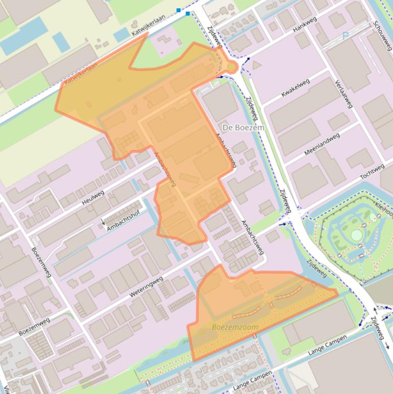 Kaart van postcodegebied 2641KS.