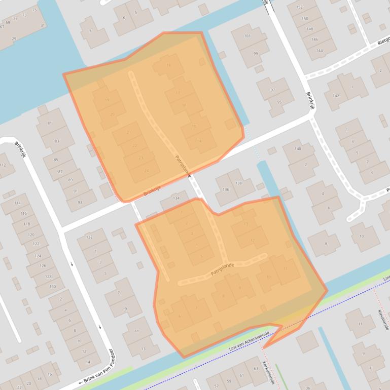 Kaart van postcodegebied 2641KZ.