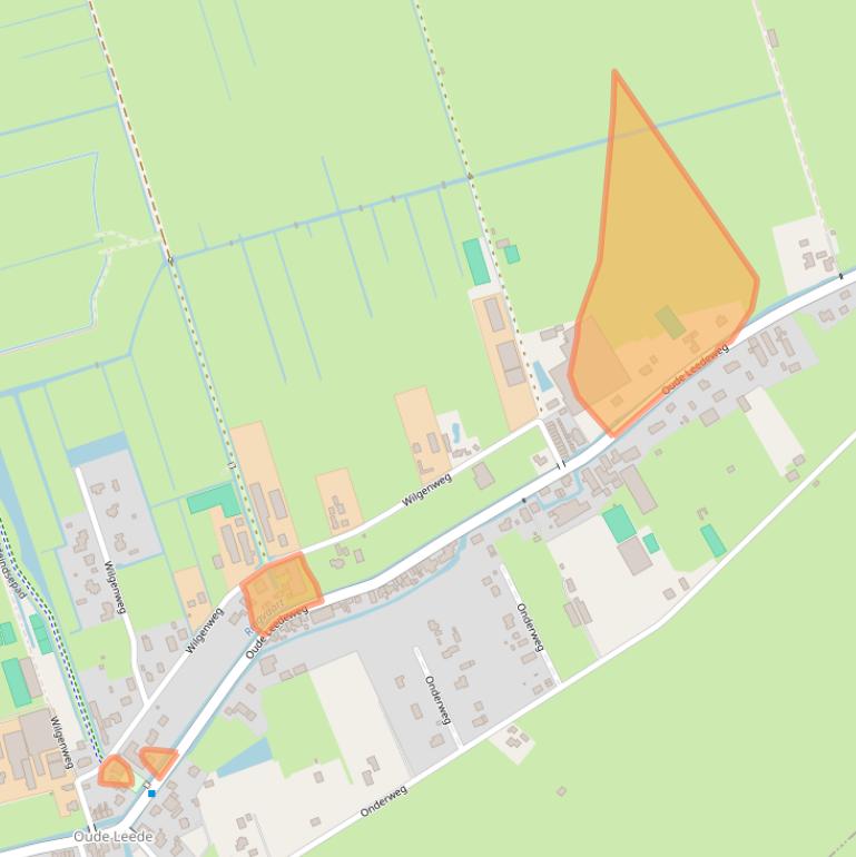 Kaart van postcodegebied 2641NS.