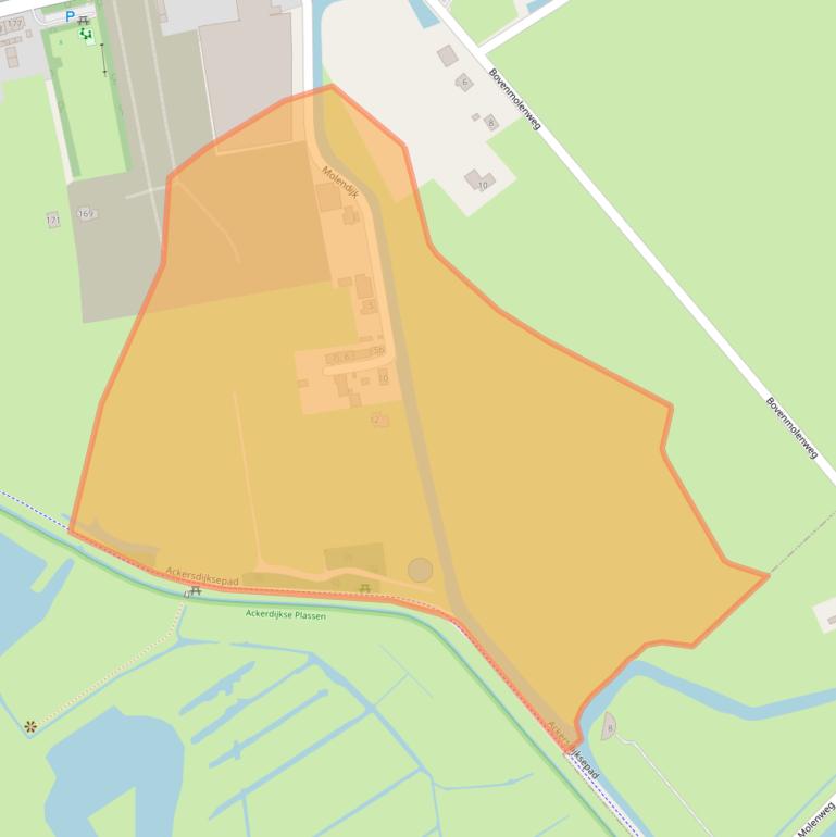 Kaart van postcodegebied 2641NV.