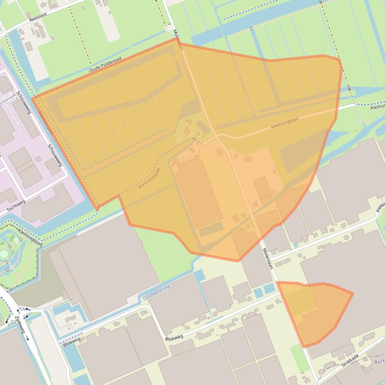 Kaart van postcodegebied 2641PR.