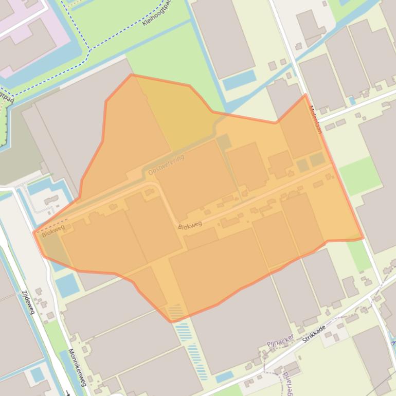 Kaart van postcodegebied 2641PT.