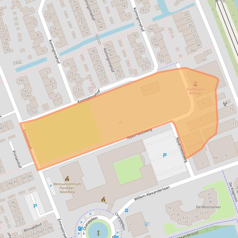 Kaart van postcodegebied 2641RL.