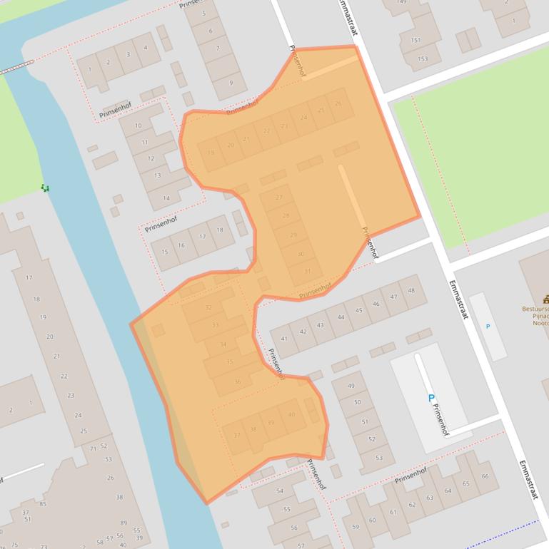 Kaart van postcodegebied 2641RP.