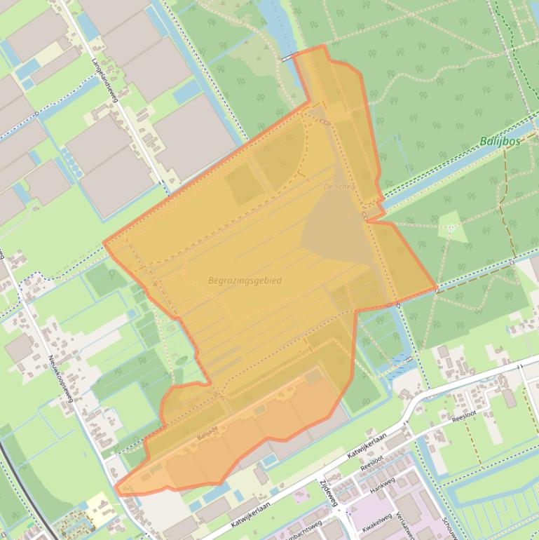 Kaart van postcodegebied 2641SB.