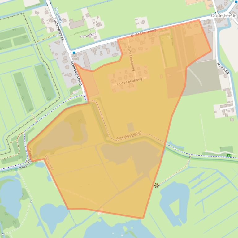 Kaart van postcodegebied 2641SE.