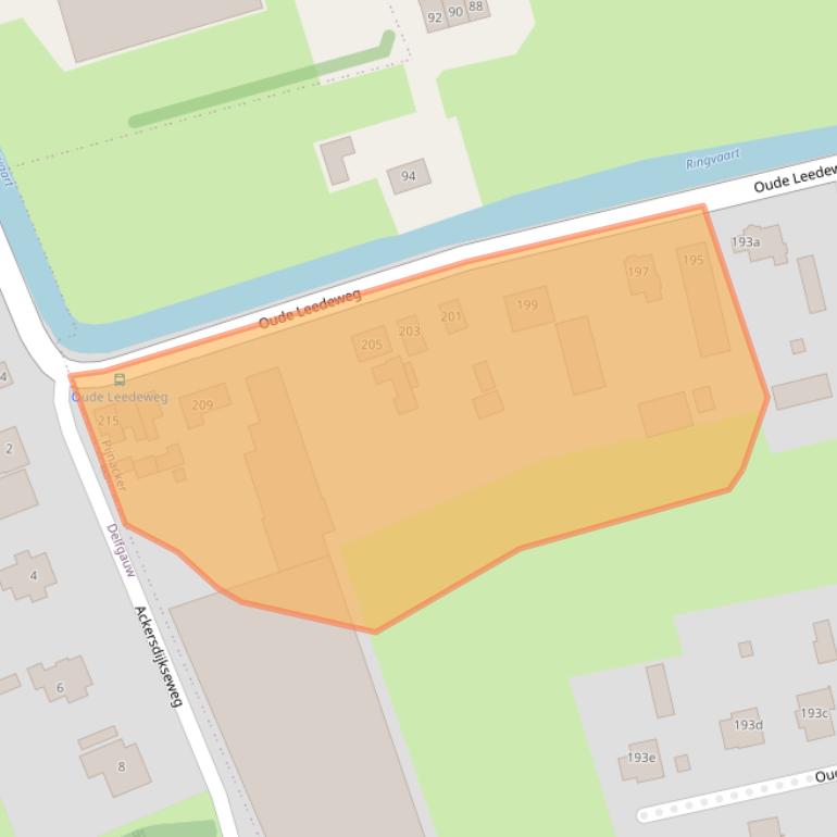 Kaart van postcodegebied 2641SG.