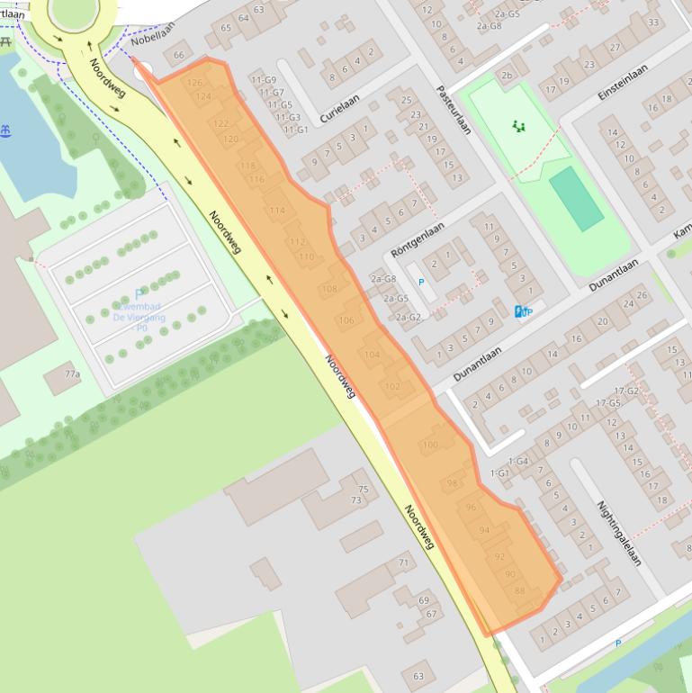 Kaart van postcodegebied 2641ZB.