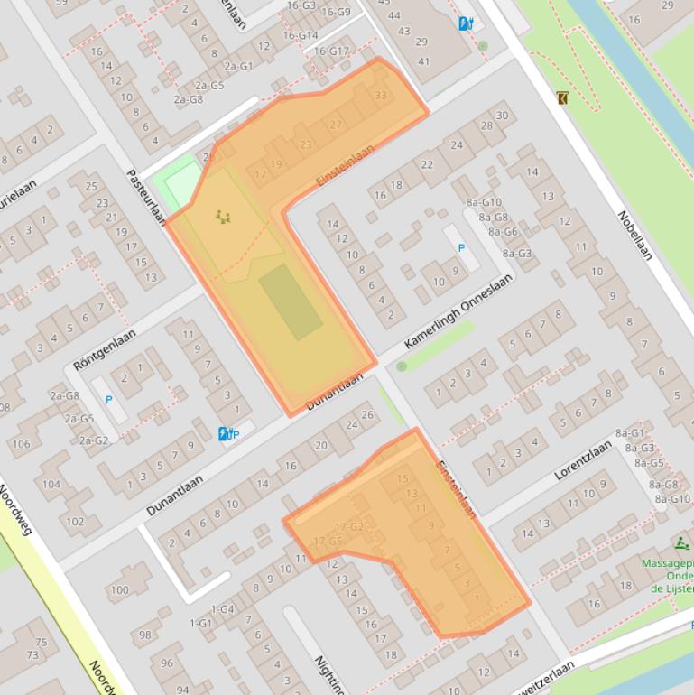 Kaart van postcodegebied 2641ZL.
