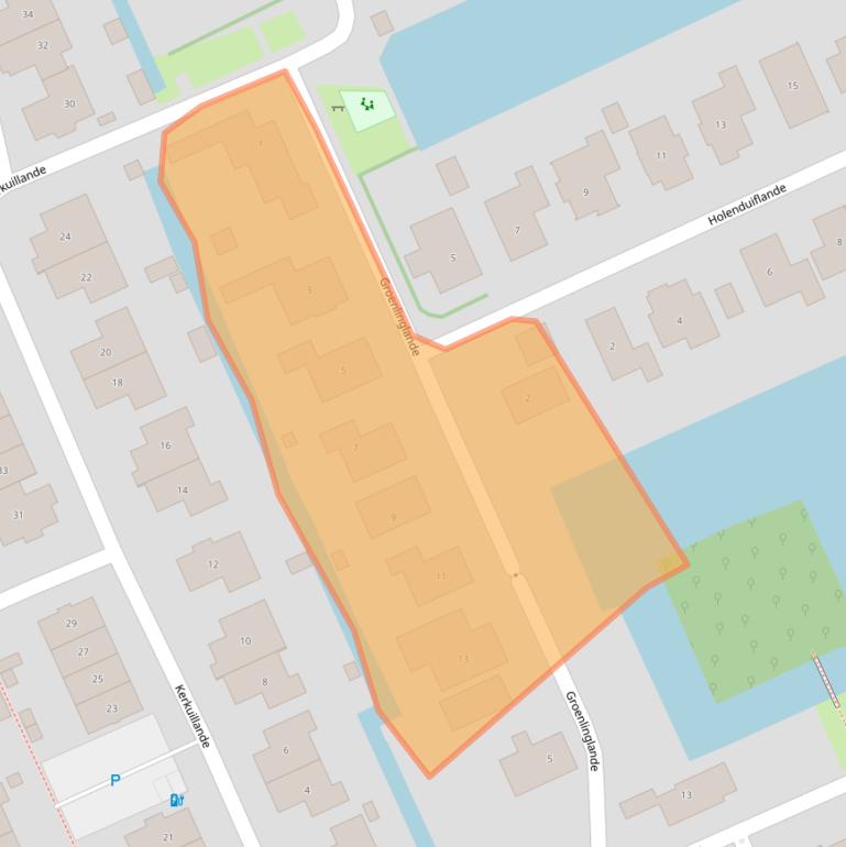 Kaart van postcodegebied 2642AJ.