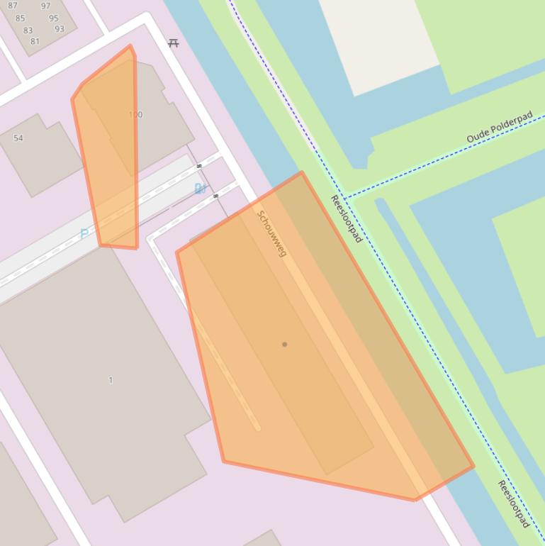 Kaart van postcodegebied 2642AK.