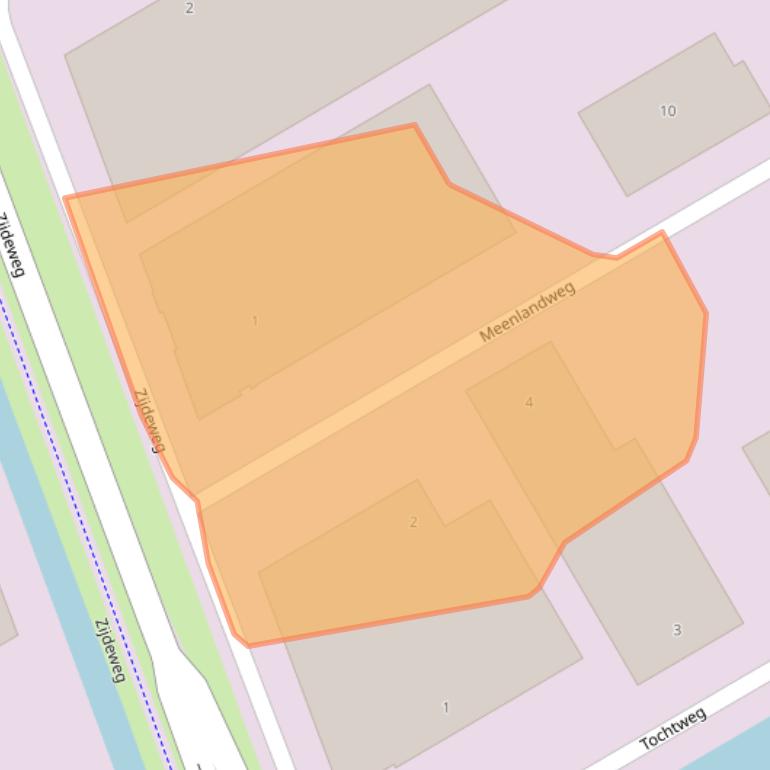 Kaart van postcodegebied 2642AN.