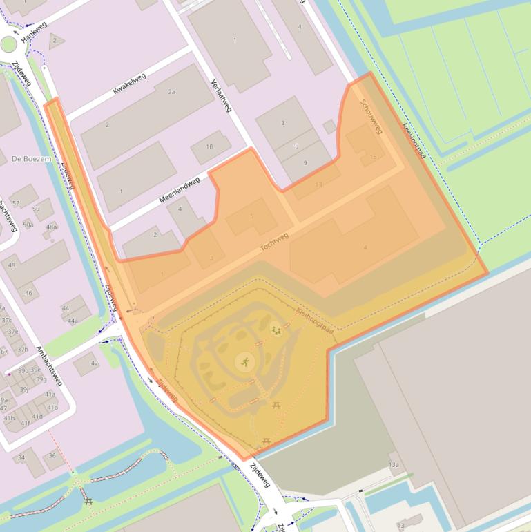 Kaart van postcodegebied 2642AP.