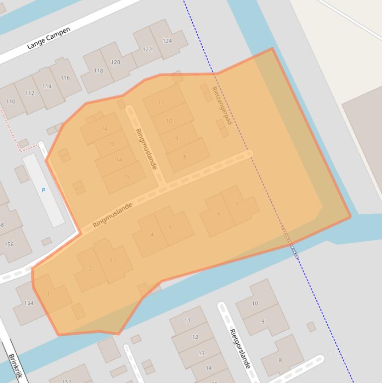 Kaart van postcodegebied 2642ED.