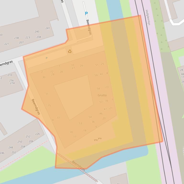 Kaart van postcodegebied 2643JA.