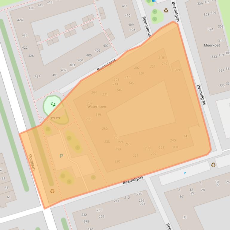 Kaart van postcodegebied 2643JC.