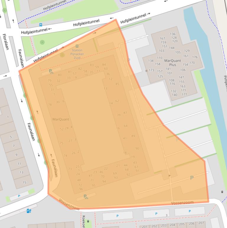 Kaart van postcodegebied 2643KL.